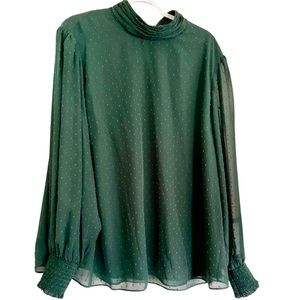 Universal Standard Clipdot Blouse (L)